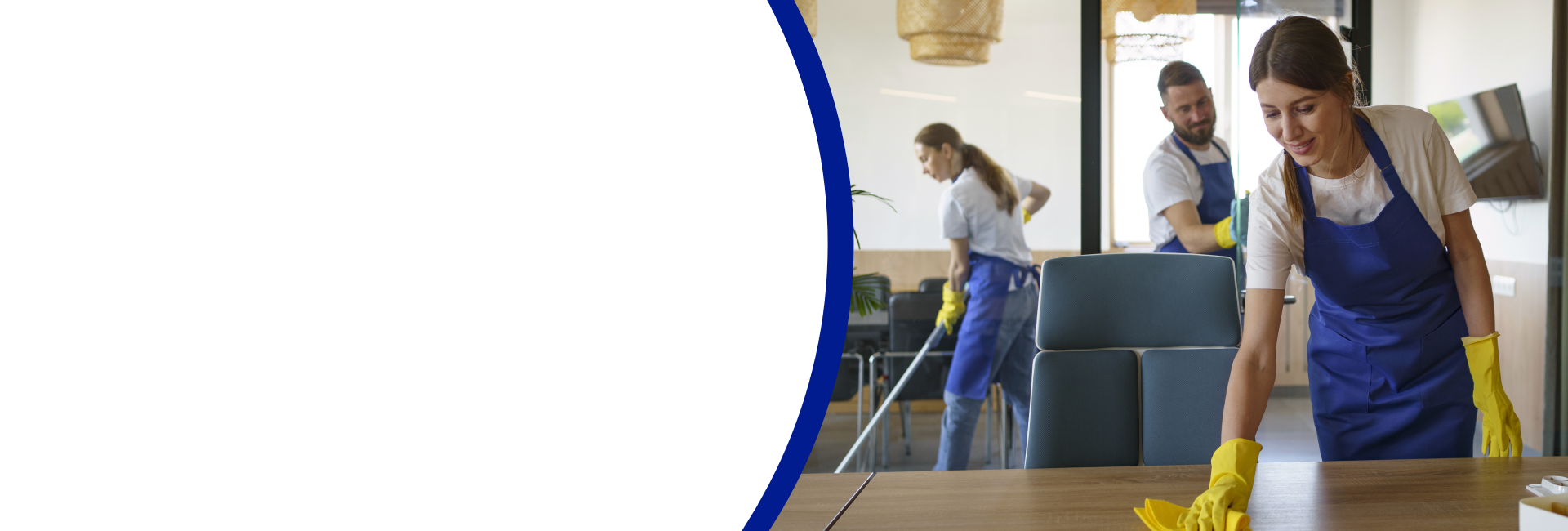 Commercial cleaning team Calgary